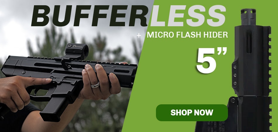 completer bufferless 9mm AR pistol