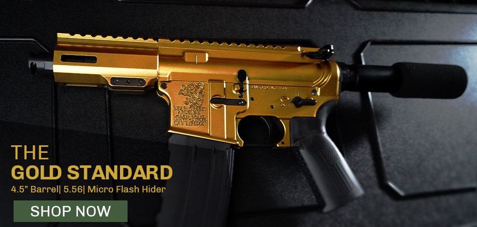 Gold standard 4.5 inch complete 5.56 pistol