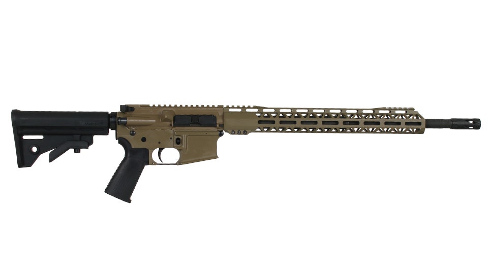 BC-15 | 12.7X42  Flat Dark Earth Cerakote Rifle | 18" Parkerized Heavy Barrel | 1:20 Twist | Forged Lower | Mid Length Gas System | MLOK Split Rail