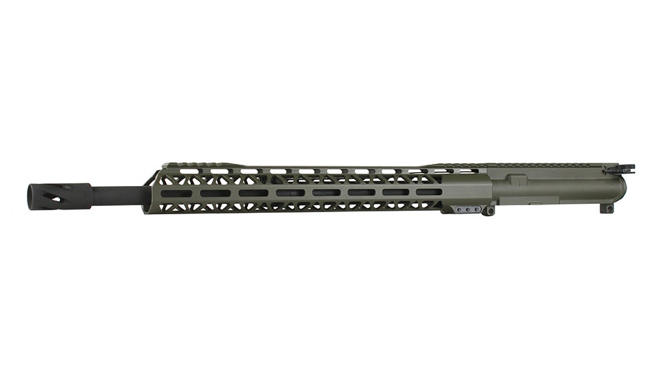 AR15 18" Upper Receiver 12.7x42 ODG Cerakote-img-1