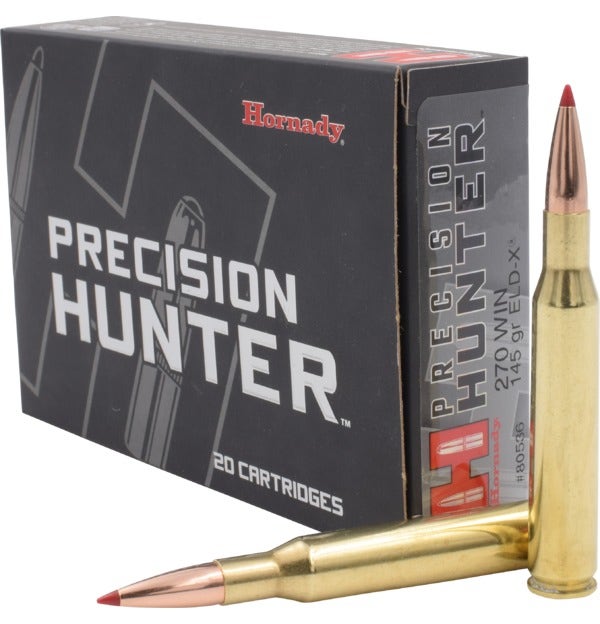 Bear Creek Arsenal Hornady Precision Hunter .270 Winchester Ammunition 20 Rounds ELD-X PT 145 Grain