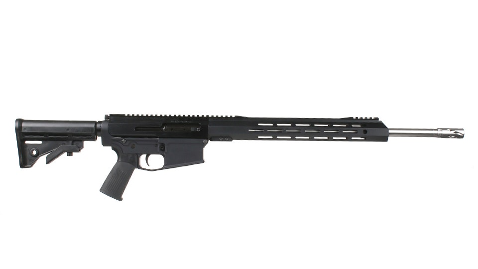 BC-10 | .22-250 Right Side Charging Billet Rifle | 20" 416R SS Heavy Barrel | 1:14 Twist | Rifle Length Gas System |15" MLOK Split Rail | Forged Lower | No Magazine