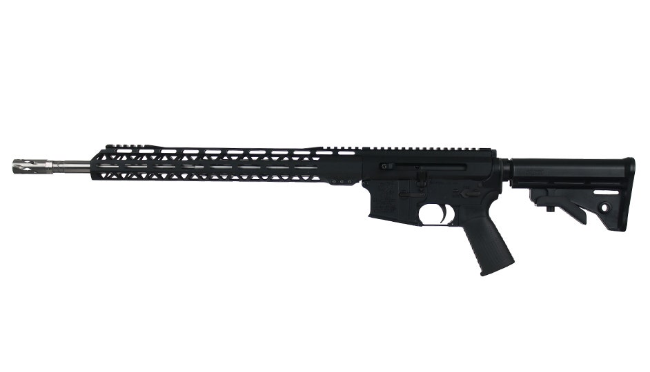 BC-15 | .22 ARC Left Side Charging Right Eject Complete Rifle | 18" 416R SS Heavy Barrel | Rifle Gas System | 1:7 Twist | Forged Lower | MLOK Split Rail