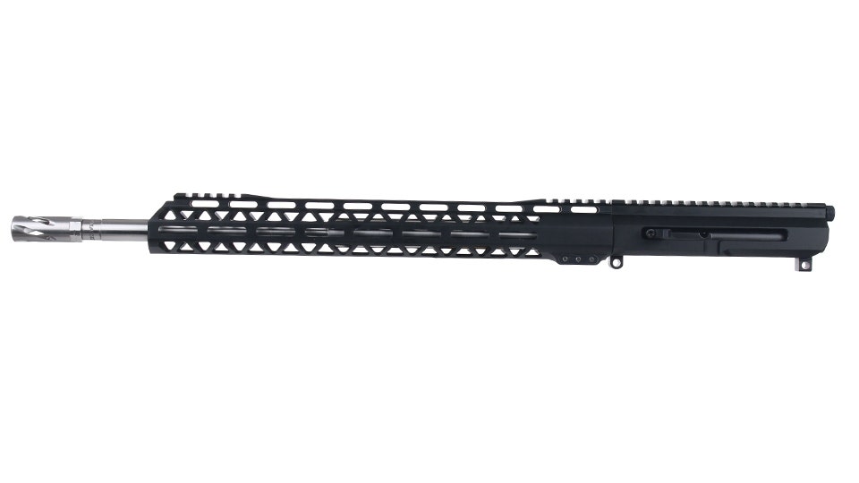 BC-15 | .350 Legend Left Side Charging Right Eject Complete Upper | 18" 416R SS Heavy Barrel | Rifle Gas System | 1:16 Twist | MLOK Split Rail