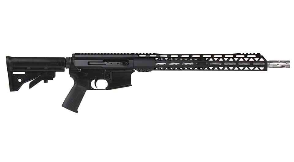 BC-15 | .223 Wylde Right Side Charging  Rifle | 16" 416R SS Straight Fluted Heavy Barrel | 1:8 Twist | Carbine Length Gas System | 15" MLOK Split Rail| Forged | No Magazine