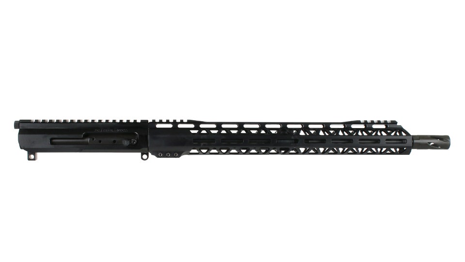 BC-15 | .223 Wylde Right Side Charging Upper | 16" Black Nitride Straight Fluted Heavy Barrel | 1:8 Twist | Carbine Length Gas System | Talon 15” MLOK | with BCG & Charging Handle