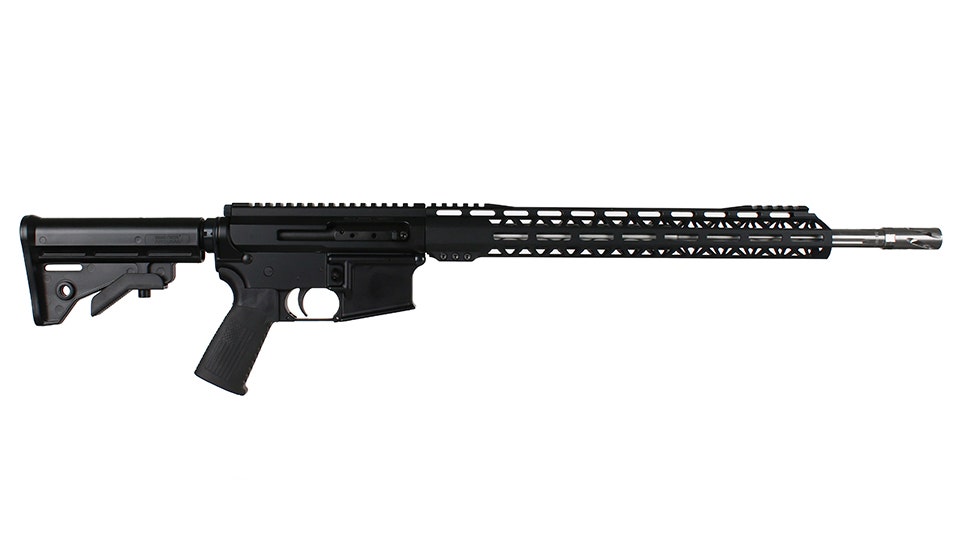 BC-15 | .223 Wylde Right Side Charging Rifle | 18" 416R SS Straight Fluted Heavy Barrel | 1:8 Twist | Mid-Length Gas System | 15" MLOK Split Rail| No Magazine