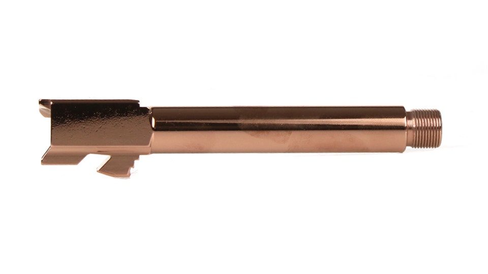 Bear Creek Arsenal Conversion Barrel for Glock 22 | 9MM | Rose Gold Finish | Threaded