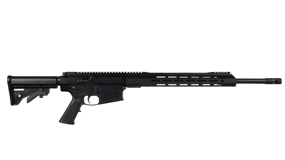 BC-10 | .22 Creedmoor Rifle | 20" Parkerized Lightweight Barrel | 1:8 Twist | Forged Lower | Rifle Length Gas System | MLOK Split Rail | No Magazine