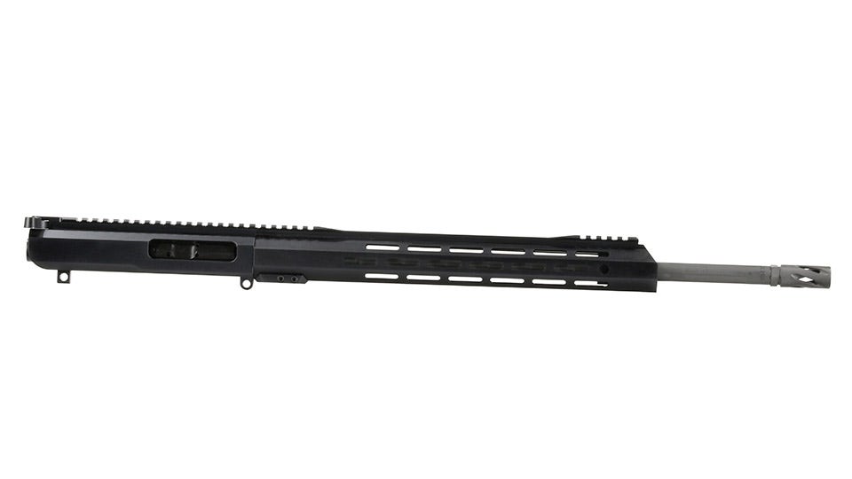 BC-10 | 22-250 Sporter Slick Side Upper | 20" Parkerized Straight Fluted Heavy Barrel | 1:14 Twist | Rifle Length Gas System | 15" MLOK Split Rail | with BCG & Charging Handle