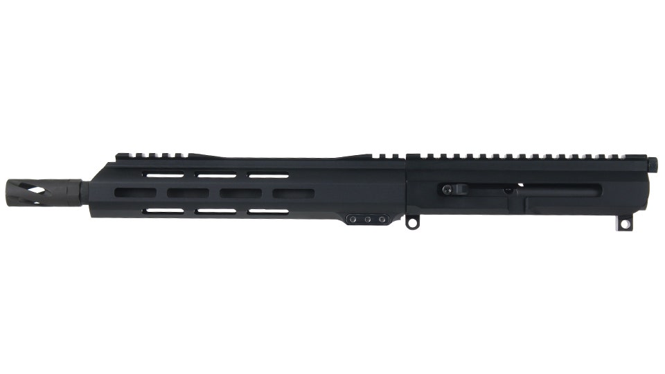 BC-15 | .300 Blackout Left Side Charging Right Eject Complete Upper | 10.5" Parkerized Heavy Barrel | Pistol Gas System | 1:8 Twist | MLOK Split Rail