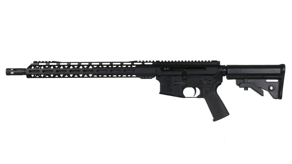 BC-15 | .300 Blackout Side Charging Rifle | 16" Parkerized Heavy Barrel | 1:8 Twist | Forged Lower | 4150  Carbine Length Gas System | MLOK | Split Rail