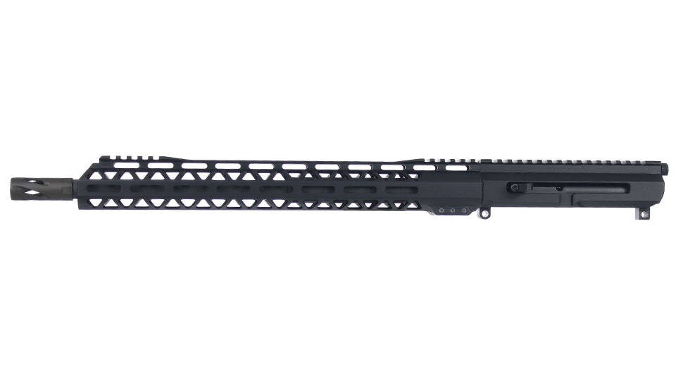 BC-15 | .300 Blackout Left Side Charging Right Eject Complete Upper | 16" Parkerized Barrel | Carbine Gas System | 1:8 Twist | MLOK Split Rail