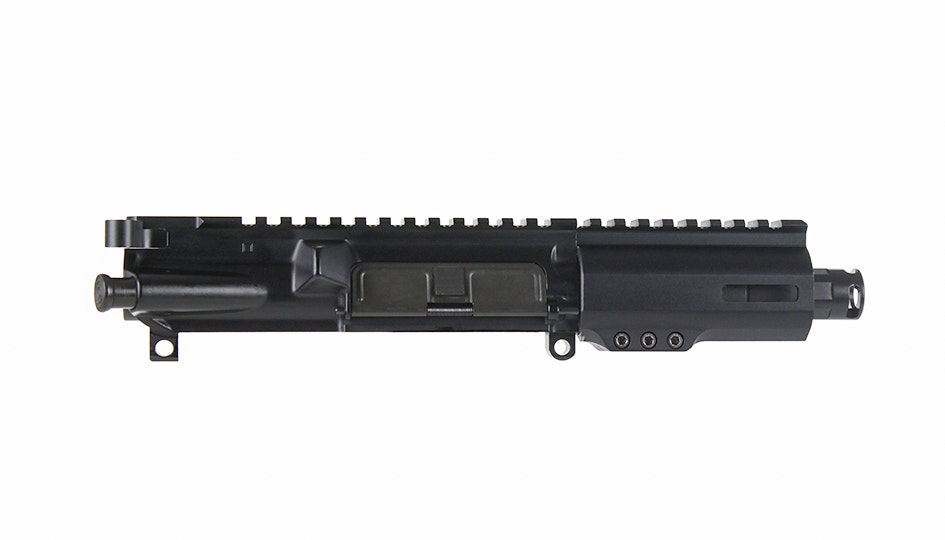 BC-15 7.62X39 Forged Complete Upper Assembly, 4.5" Parkerized Heavy Barrel, 1:10 Twist, Micropistol Length Gas System, 3.8" M-LOK Rail, Micro Flash Hider
