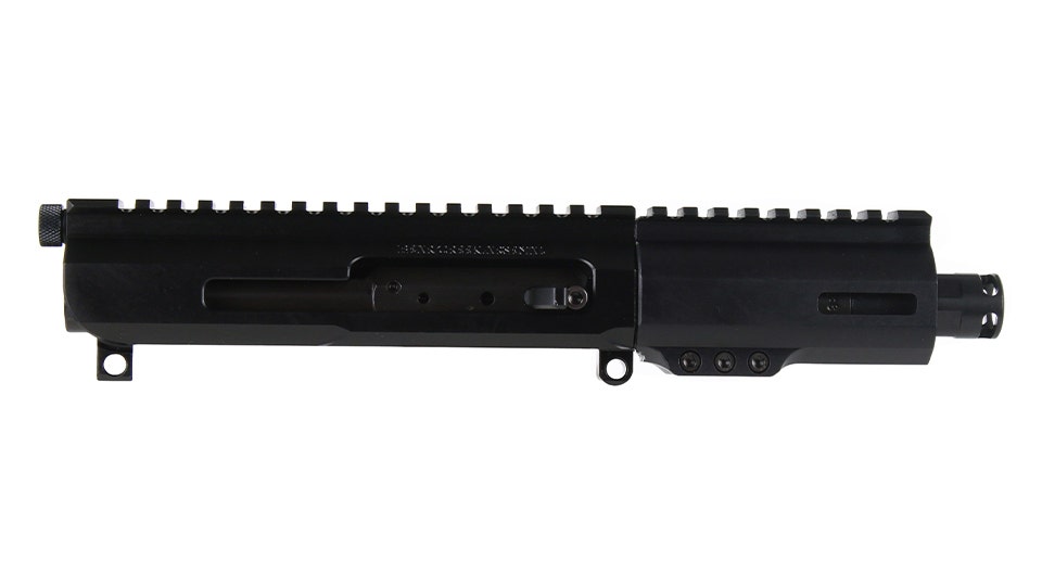 Bear Creek Arsenal BC-15 | .338 ARC Right Side Charging Complete Upper w/ Micro Flash Hider | 4.5" Parkerized Heavy Barrel | 1:8 Twist | Micropistol Length Gas System | MLOK Split Rail