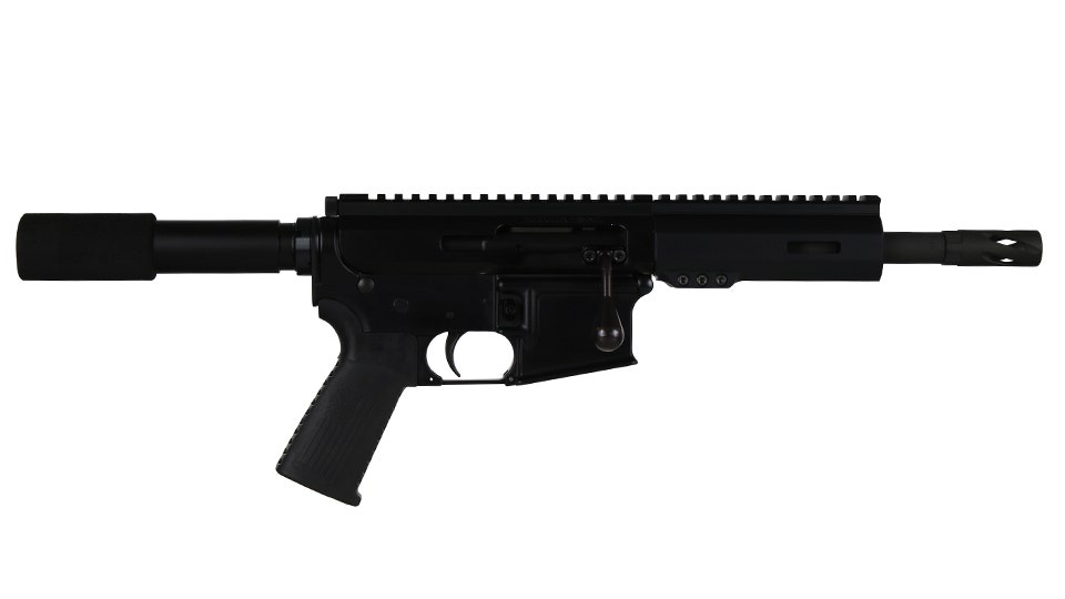 BC-15 .300 Blackout Bolt Action Style Complete Pistol, 7.5" Black Nitride Heavy Barrel, 1:8 Twist, Pistol Length Gas System, M-LOK Rail