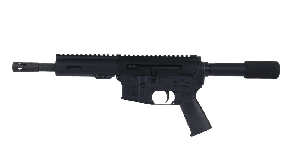 BC-15 .300 Blackout Left Side Charging Right Eject Complete Pistol, 7.5" Parkerized Heavy Barrel, 1:8 Twist, Pistol Length Gas System, 5" M-LOK Rail