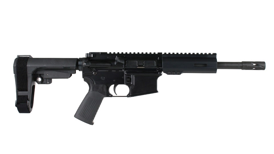 BC-15 | .300 Blackout Pistol with Brace | 8.5" Parkerized Heavy Barrel | 1:8 Twist | Pistol Length Gas System | Talon MLOK Split Rail | No Magazine