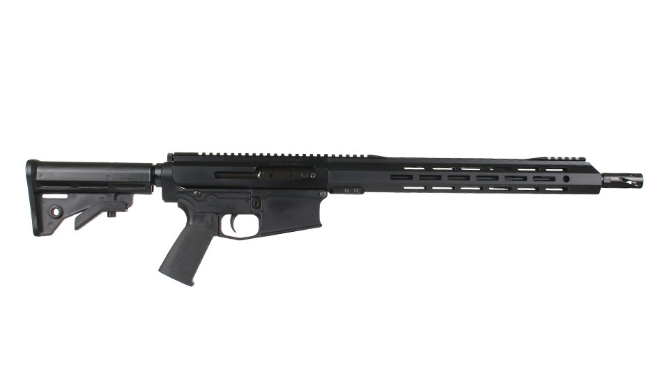 BC-10 | .308 Right Side Charging Forged Rifle | 16" Black Nitride SOCOM Barrel | 1:10 Twist | Mid-Length Gas System | 15" MLOK Split Rail | No Magazine