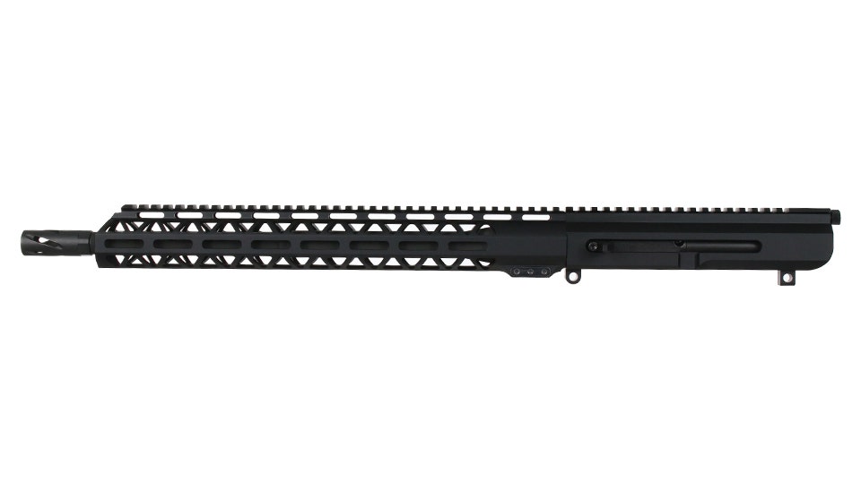 BC-10 | .308 Left Side Charging Right Eject Upper Assembly | 16" Parkerized Heavy Barrel  | 1:10 Twist | Mid Length  Gas System | MLOK Split Rail