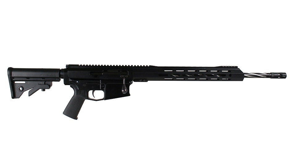 BC-10 | .308 Bolt Action Style Rifle | 20” Black Nitride 416R SS Bear Claw Fluted Heavy Barrel | 1:10 Twist | 15” MLOK Split Rail | No Magazine