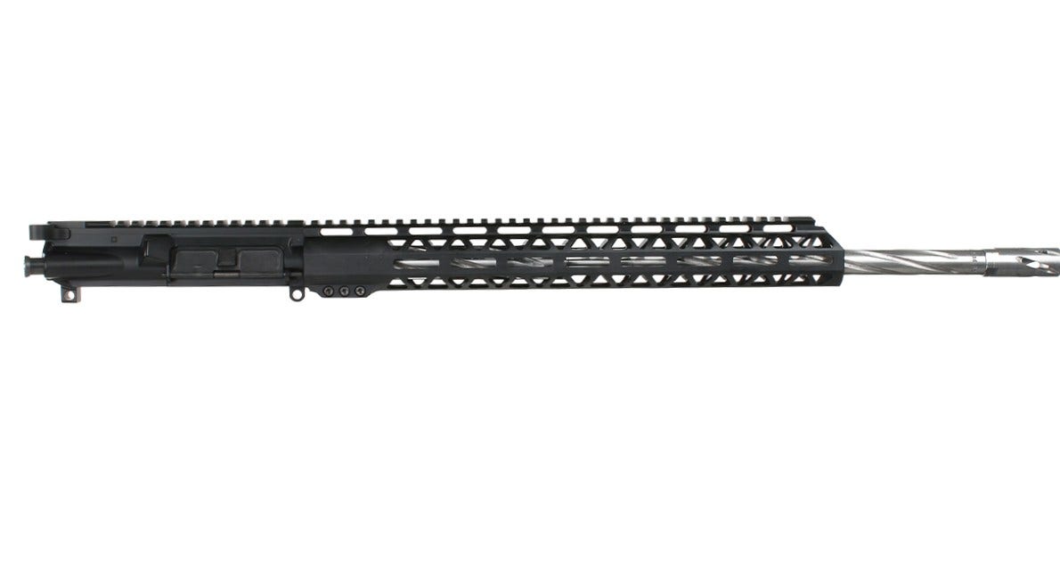 BC-15 .400 Legend Complete Upper Assembly, 20" Stainless Heavy Barrel, 1:16 Twist, Spiral Flutes, Carbine Length Gas System, MLOK, 15" Split Rail