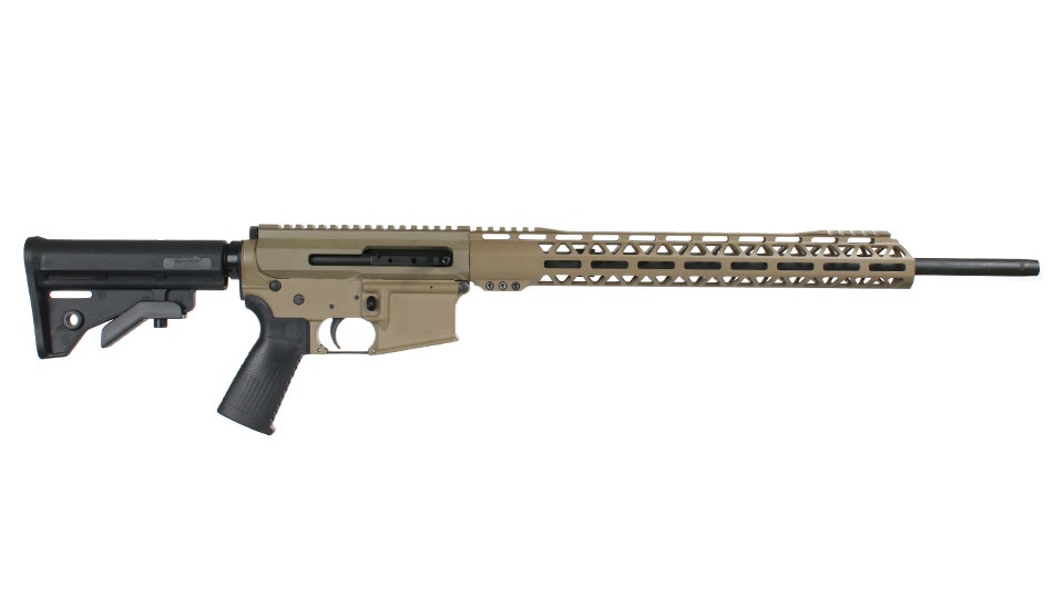 BC-15 | .410 Shotgun Flat Dark Earth Cerakote Right Side Charging Complete Rifle| 20" Parkerized M4 Barrel | Pistol Length Gas System | MLOK Split Rail | w/ Magazine Included