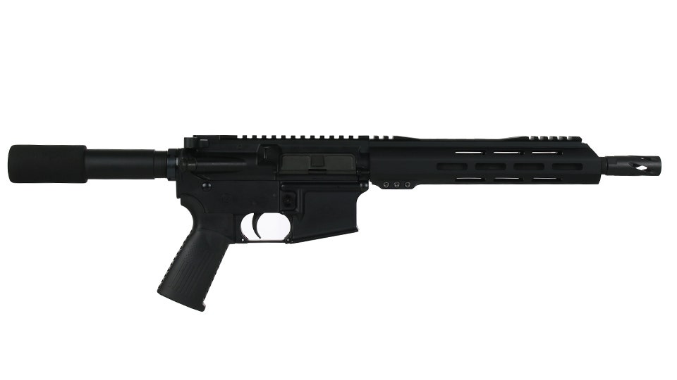BC-15 | .450 Bushmaster Pistol | 10.5" Parkerized Heavy Barrel  - 0.750 | 1:24 Twist | Forging Lower | 4150  Carbine Length Gas System | MLOK | 9.5" Split Rail