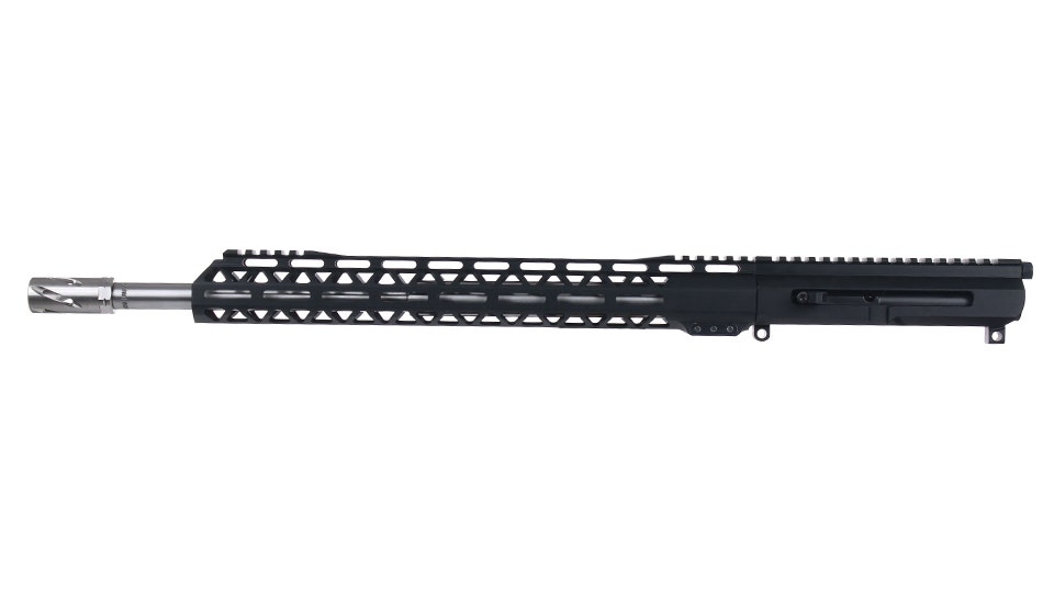 BC-15 | .450 Bushmaster Left Side Charging Right Eject Complete Upper | 18" 416R SS Heavy Barrel | Carbine Gas System | 1:24 Twist | MLOK Split Rail