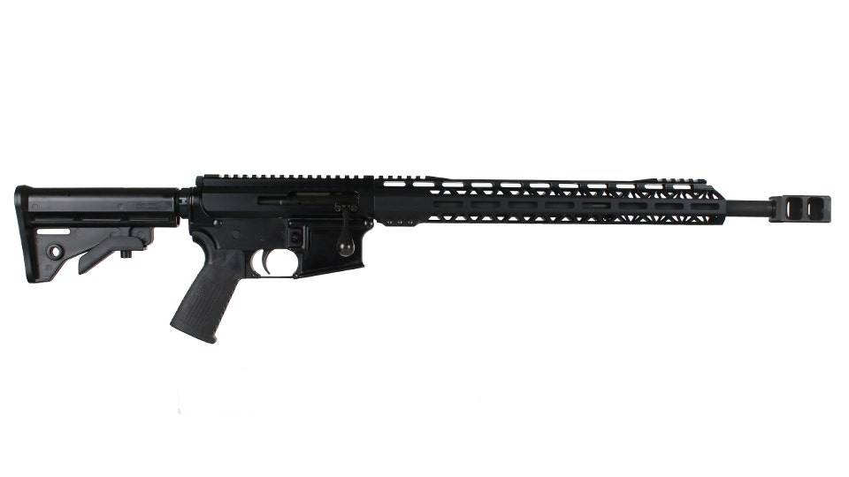 BC-15 | .450 Bushmaster Bolt Action Style Rifle with Muzzle Brake | 18" Parkerized Heavy Barrel | 1:24 Twist | 15" MLOK Split Rail