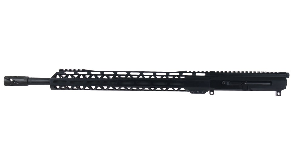 BC-15 | .450 Bushmaster Left Side Charging Right Eject Complete Upper | 18" Parkerized Heavy Barrel | Carbine Gas System | 1:24 Twist | MLOK Split Rail