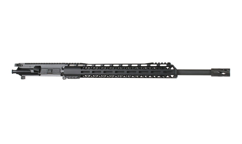 BC-15 | .450 Bushmaster Upper | 20" Heavy Barrel Parkerized | 1:24 Twist | Rifle Length Gas System | Talon 15” MLOK Split Rail | with BCG & Charging Handle