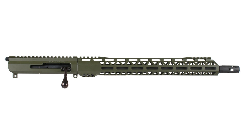 BC-15 | .223 Wylde Olive Drab Green Cerakote Bolt Action Style Upper | 16" Parkerized Heavy Barrel | 1:8 Twist | MLOK Split Rail