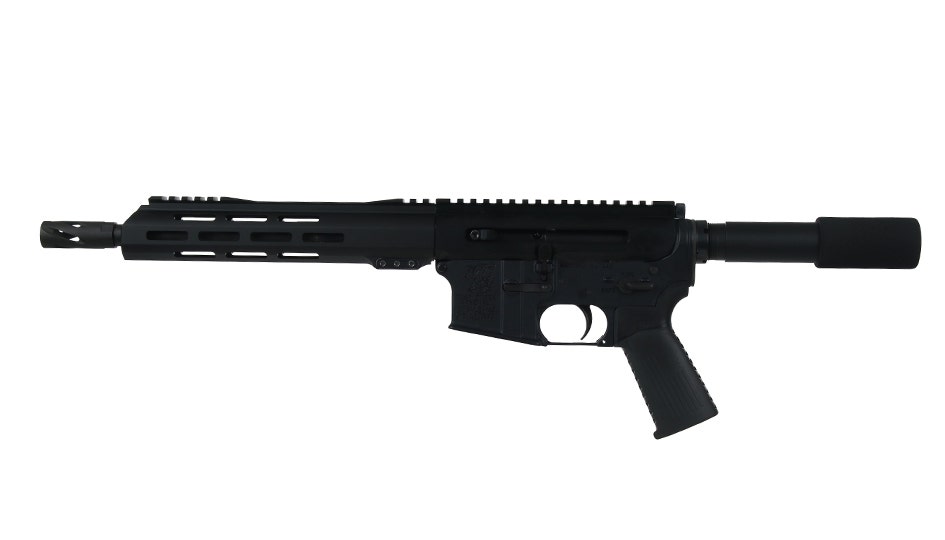 BC-15 | 5.56 NATO Left Side Charging Right Eject Complete Pistol | 10.5" Parkerized M4 Barrel | Carbine Gas System | 1:7 Twist | Forged Lower | MLOK Split Rail