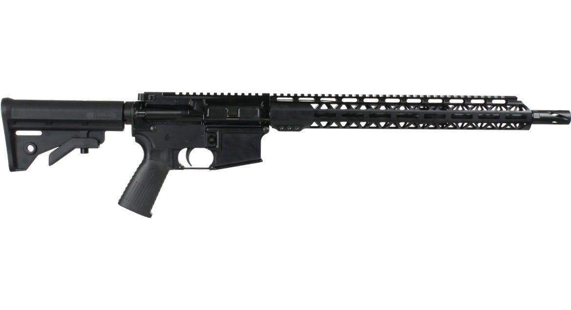 BC-15 5.56 NATO Rifle, 16" Black Nitride M4 Barrel, 1:7 Twist, Mid-Length Gas System, Talon 15" MLOK Split Rail