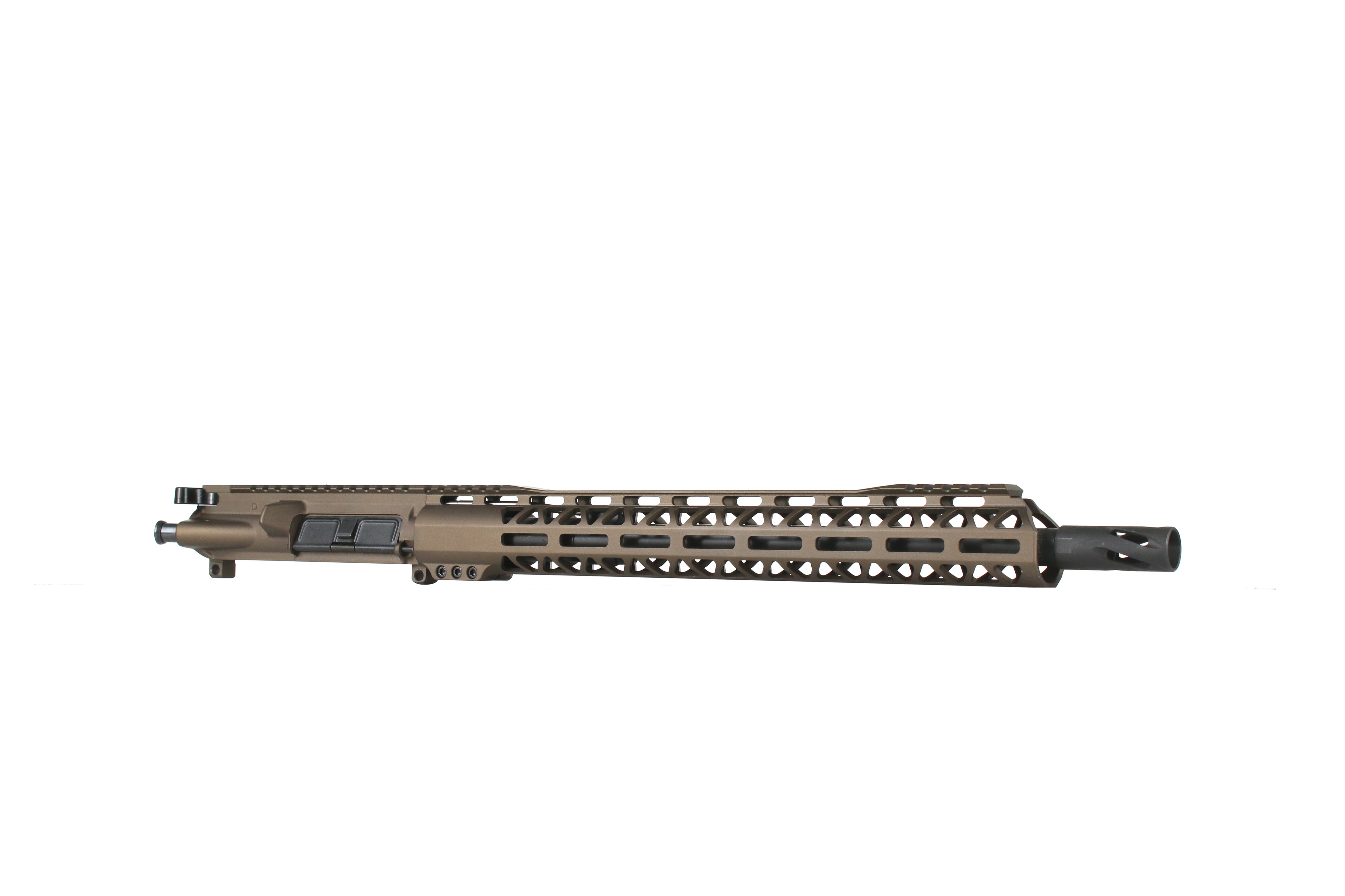 BC-15 | 5.56 NATO Midnight Bronze Cerakote Upper | 16" Parkerized M4 Barrel | 1:7 Twist | Carbine Length Gas System | Talon 15” MLOK Split Rail | with BCG & Charging Handle