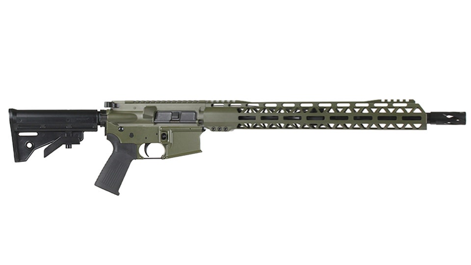 BC-15 | .458 SOCOM Olive Drab Green Cerakote Rifle | 16" Parkerized Heavy Barrel| 1:14 Twist | Forged Lower | 4150  Carbine Length Gas System | MLOK Split Rail