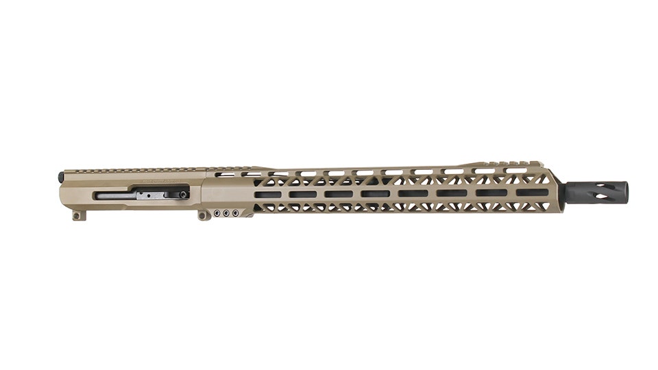 BC-15 | 12.7x42 Right Side Charging FDE Upper| 16" Parkerized Heavy Barrel | 1:20 Twist | Carbine Length Gas System| Talon 15” MLOK Split  Rail | with BCG & Charging Handle