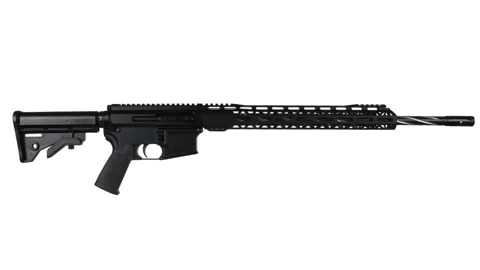 BC-15 | 5.56 NATO Right Side Charging Rifle | 20" 416R SS Black Nitride Bear Claw Fluted Heavy Barrel | 1:8 Twist | Rifle Length Gas System | 15" MLOK Split Rail| No Magazine