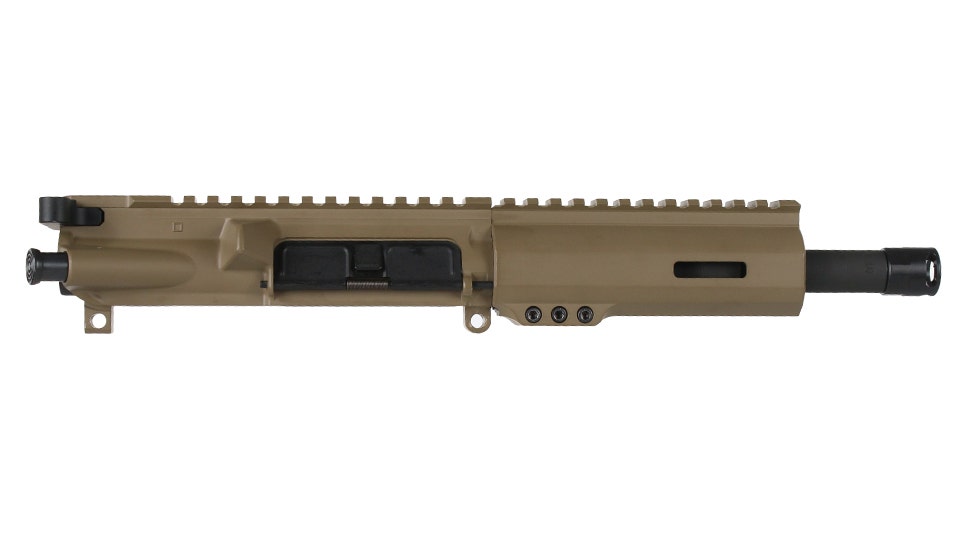 BC-15 | 5.56 NATO Flat Dark Earth Cerakote Forged Upper | 7.5" Parkerized Contour | 1:7 Twist | 4150  Pistol Length Gas System | MLOK | Split Rail | Micro Flash Hider