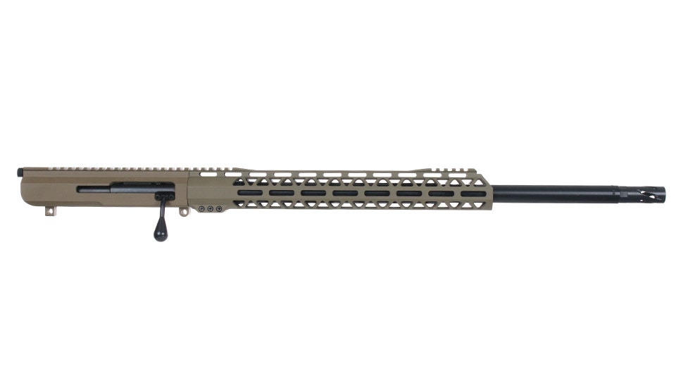 BC-10 6.5 Creedmoor Flat Dark Earth Cerakote Bolt Action Style Complete Upper Assembly, 22" Black Nitride Heavy Barrel, 1:8 Twist, M-LOK Rail