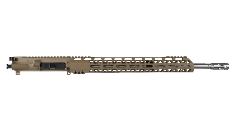 BC-15 | .350 Legend Flat Dark Earth Cerakote Forged Upper Assembly | 18" Stainless Heavy Barrel | 1:16 Twist | Stainless 416R  Carbine Length Gas System | MLOK Split Rail