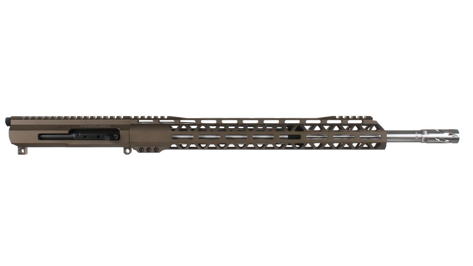 BC-15 | 6.5 Grendel Right Side Charging Midnight Bronze Upper | 18" 416R SS Heavy Barrel | 1:8 Twist | Mid-Length Gas System| Talon 15” MLOK Split  Rail | with BCG & Charging Handle