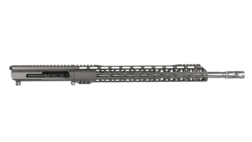 BC-15 | 6.5 Grendel Right Side Charging Tungsten Upper | 18" 416R SS Heavy Barrel | 1:8 Twist | Mid-Length Gas System| Talon 15” MLOK Split  Rail | with BCG & Charging Handle