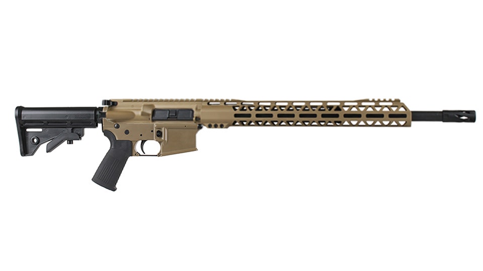 BC-15 | 6mm Arc FDE Cerakote Rifle | 18" Parkerized Heavy Barrel | Mid-length Gas System | 1:8 Twist | Talon 15" MLOK Split Rail | No Magazine