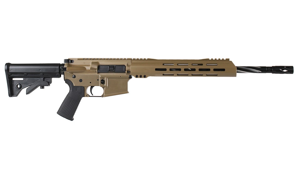 BC-15 | 7.62X39  Flat Dark Earth Cerakote Rifle | 16" Melonited Stainless Heavy Barrel  - 0.75 | 1:10 Twist | Forged Lower | Bear Claw Flutes | Stainless 416R  Carbine Length Gas System | MLOK Split Rail