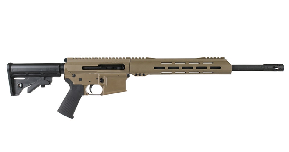 BC-15 | 7.62X39  Flat Dark Earth Cerakote Side Charging Rifle | 16" Parkerized Heavy Barrel  - 0.75 | 1:10 Twist | Forged Lower | 4150  Carbine Length Gas System | MLOK Split Rail