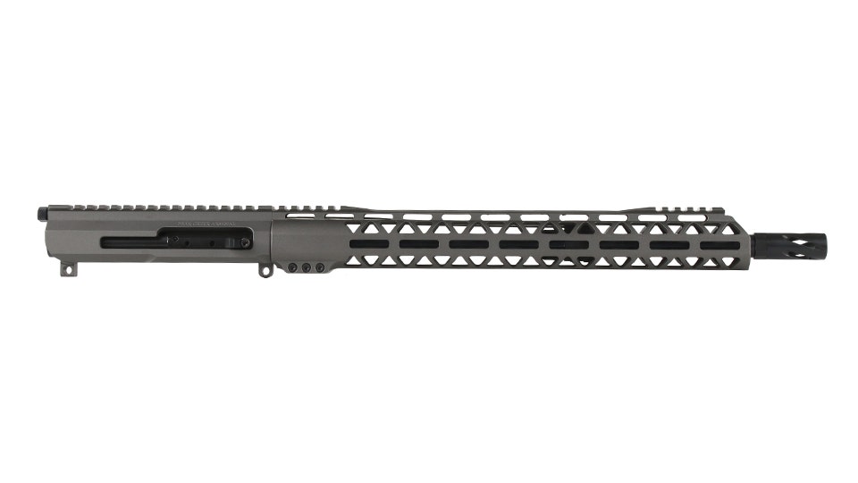 BC-15 | 7.62x39 Right Side Charging Tungsten Cerakote Upper | 16" Parkerized Heavy Barrel | 1:10 Twist | Carbine Length Gas System | Talon 15” MLOK Split Rail | with BCG & Charging Handle