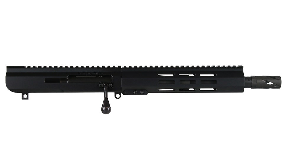 BC-10 | 8.6 Blackout Bolt Action Style Upper | 10.5" Parkerized SOCOM Barrel | 1:3 Twist | Hammer Forged | Bufferless | MLOK Split Rail