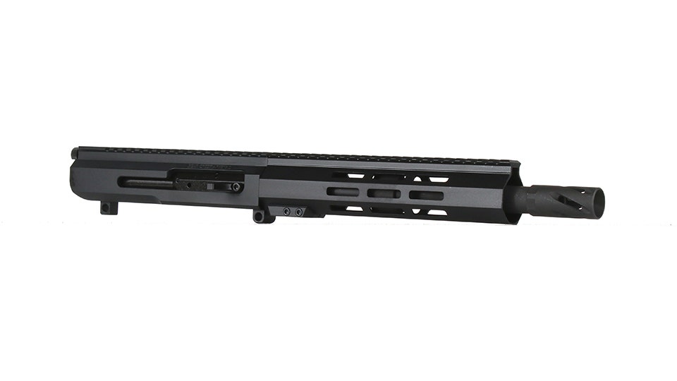 BC-10 | 8.6 Blackout Right Side Charging Upper | 10.5" Parkerized SOCOM Barrel | 1:3 Twist | Pistol Length Gas System | 9.5" MLOK Split Rail | with BCG & Charging Handle